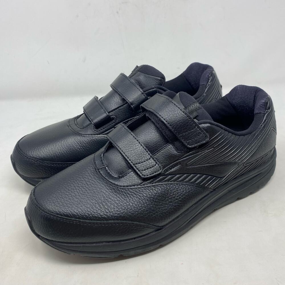 Brooks Men's Black Athletic Walking Shoes Velcro Strap